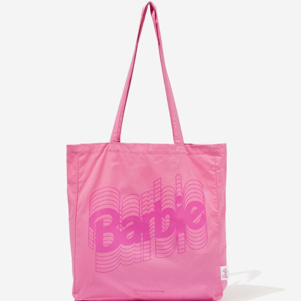 Cotton-On Barbie Foundation Kids Recycled Tote Bag